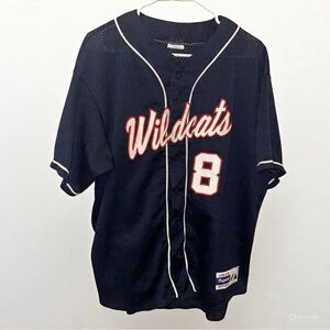 Vintage Majestic Wildcats Athletic Navy Jersey